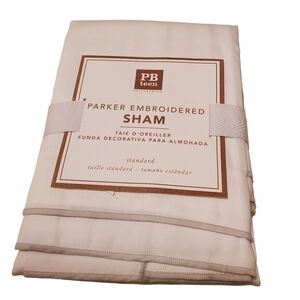 Pottery Barn Teen Parker Embroidered Sham